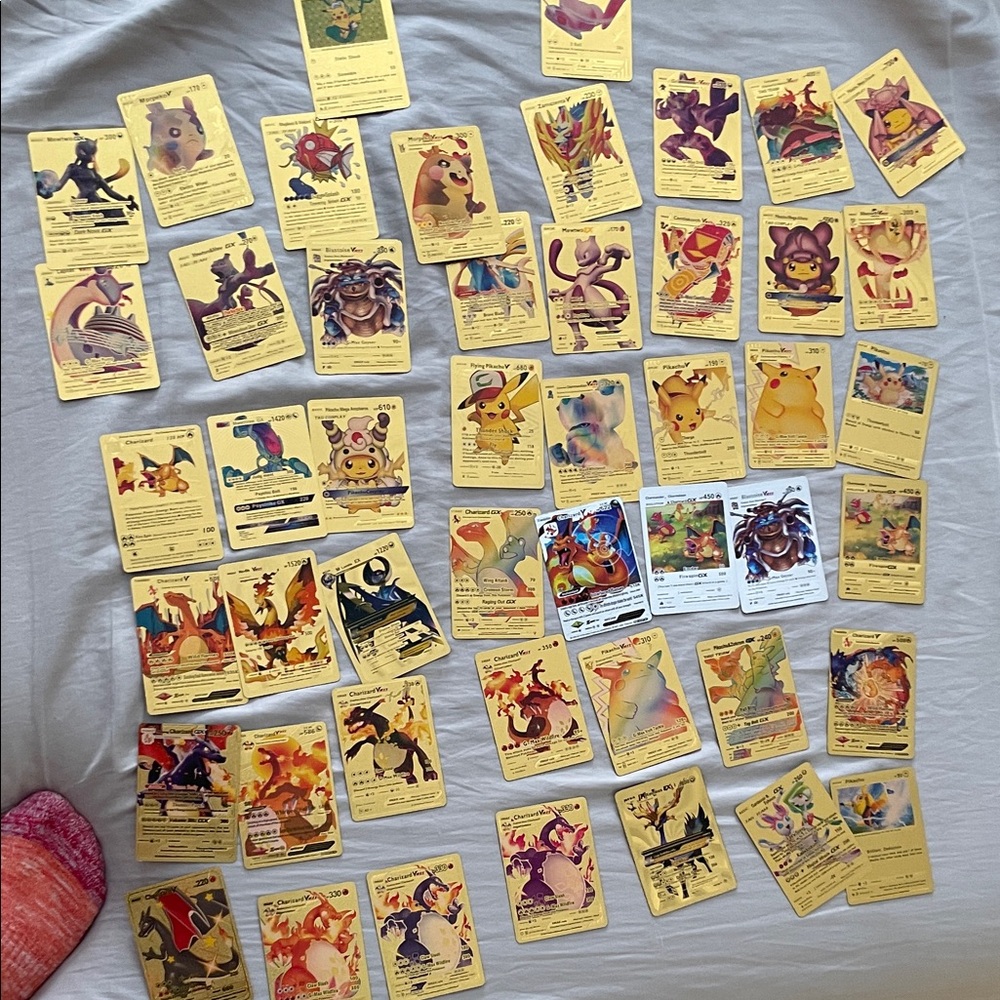 GOLD POKEMON CARDS!